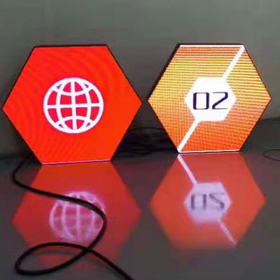 منظومة عرض LED الخلاقة / شاشة LED هيكساجونية داخلية