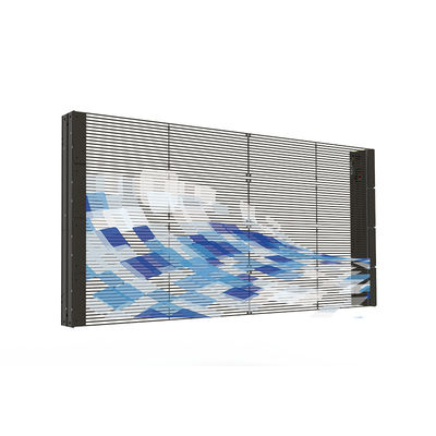 TRA-B PH5-10 داخل المنزل انظر من خلال شاشة LED 1000mmX1000mm ألومنيوم سبائك شاشة شفافة