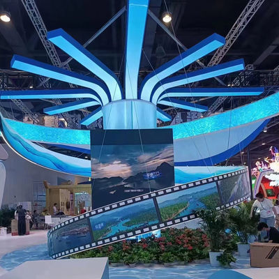 400W-600W شاشة LED داخلية خارجية مرنة SQ-R زاوية عرض فائقة واسعة