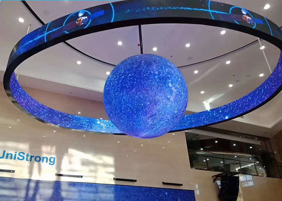 شاشة الفيلم الشفاف LED سريعة التجميع مخصصة بتفريغ الحرارة الجيد