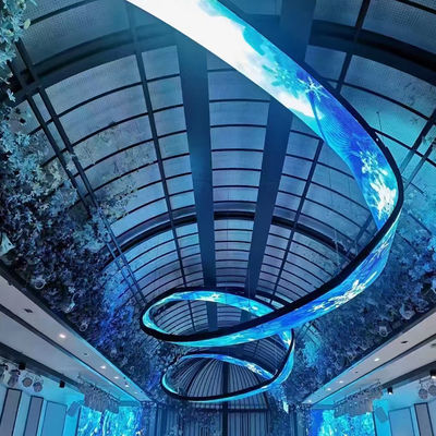 شاشة LED هولوغرافية عالية الوضوح كامل اللون الإعلانات الخارجية شاشة LED سلسلة SR-M