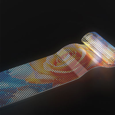 شاشة الفيلم الكريستالي عالية الوضوح LED ، شاشات LED هولوغرافية تجارية