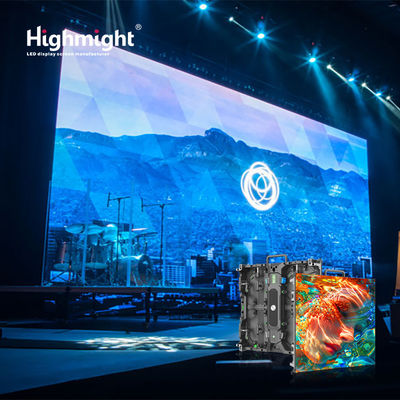 RH-A 3.9 شاشة عرض LED للخارج استئجار 500 * 500mm للإعلان