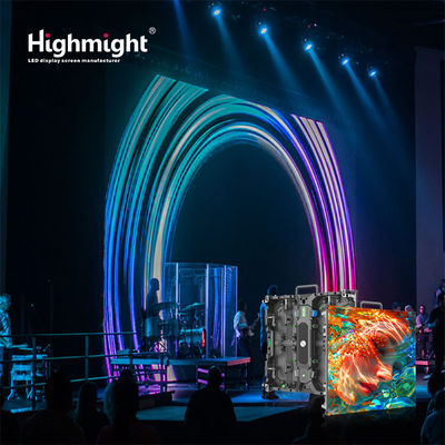RH-A 3.9 شاشة عرض LED للخارج استئجار 500 * 500mm للإعلان