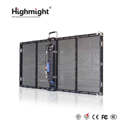 500mm*1000mm TRA-F PH3-7 الطرف الخارجي التجميع وحدات الضوء العالي LED شاشة عرض شفافة