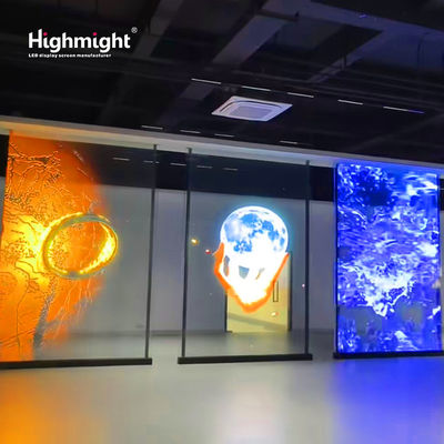 JL-15 شاشة للفيلم الكريستالي متعددة الوظائف LED Holographic للاعلانات والمعارض