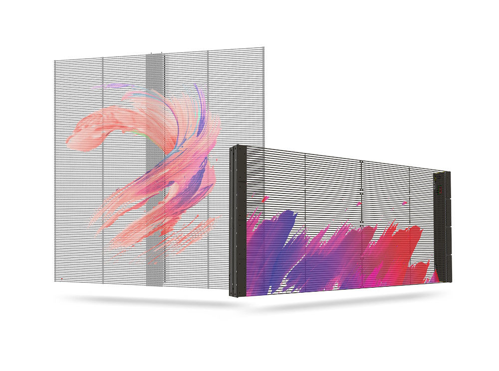 1000*1000 TRA-M Ultra Clear Indoor Transparent LED Display Screen سهولة التثبيت
