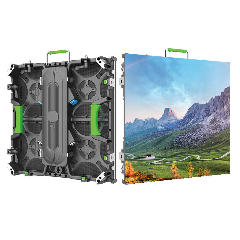 500*500ملم RS-A 4.8 تأجير حائط فيديو داخلي شاشة عرض LED عالية السطوع